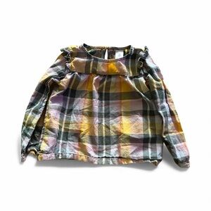 Carter's Multicolor Plaid Kids Blouse